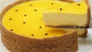 Torta Mousse de Maracujá com Chocolate