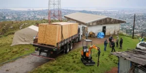 Após acidente em Montenegro, radar meteorológico começa a ser instalado em Porto Alegre