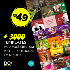 Pack Canva para qualquer pessoa que queira criar Artes Incríveis e Profissionais de maneira rápida e fácil