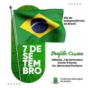 Desfile Cívico de 7 de Setembro altera trânsito em Osório