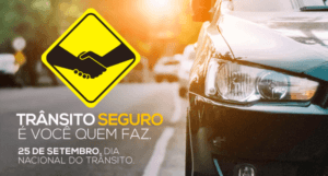 O Dia Nacional do Trânsito é comemorado em 25 de Setembro