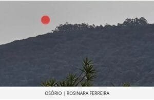 SOL VERMELHO LINDO! MAS VOCÊ SABE O MOTIVO?