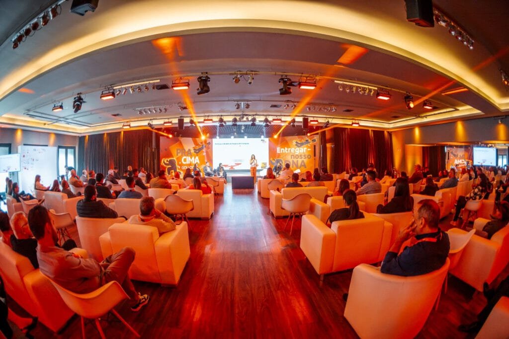 Mais de 120 pessoas conferiram de perto as apresentações do Encontro de Franqueados(FOTO: Cauê Diniz /Divulgação GOL)