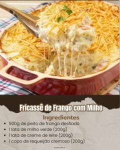Fricassê de Frango com Milho