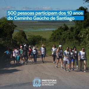 O Caminho Gaúcho de Santiago recebeu mais de 500 caminhantes neste domingo (20), para a celebração de seu aniversário de 10 anos!
