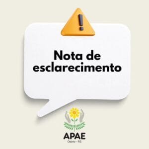 APAE de Osório emite nota de Esclarecimento sobre denúncias de maus-tratos