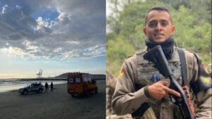 Corpo do soldado militar do RS que desapareceu na Praia do Rosa é encontrado