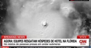 Olho do furacão Milton deixa a Flórida em direção ao Atlântico