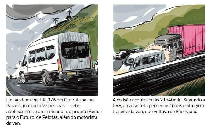 Em depoimento, motorista de carreta que atingiu van de atletas afirma que acidente foi causado por falha mecânica 1 Screenshot 3 4