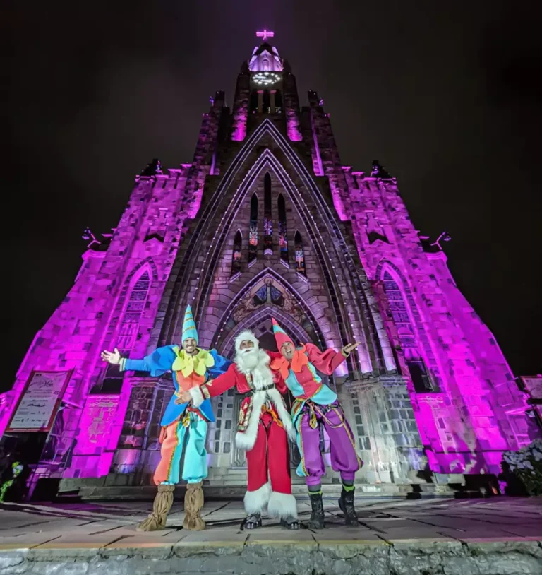 Chegada do Papai Noel na Catedral abre o Sonho de Natal de Canela nesta sexta (1º)