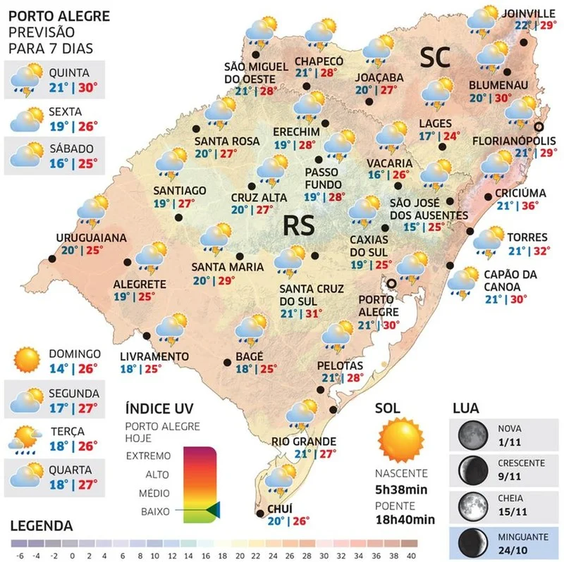 Temporais são esperados no RS nesta Quinta-feira 1 WhatsApp Image 2024 10 23 at 20 01 48