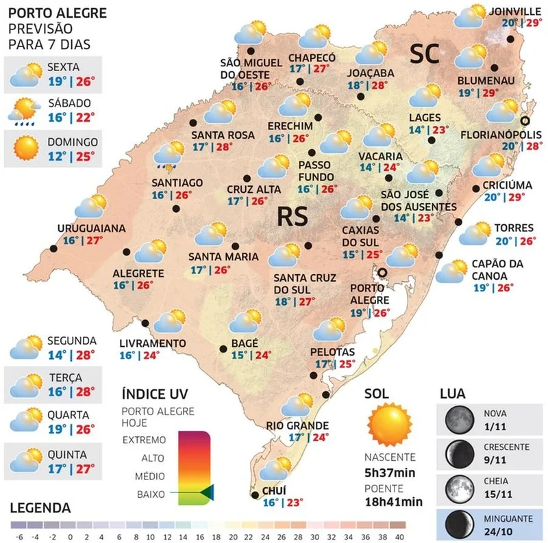 Após temporais, Sexta-feira será de sol entre nuvens no RS 1 WhatsApp Image 2024 10 24 at 20 07 59