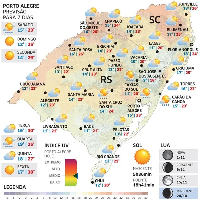 Sábado traz sol e ar frio para o RS 1 WhatsApp Image 2024 10 25 at 19 55 05