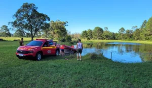 Militar morre afogado em lago no Parque Histórico, em Tramandaí