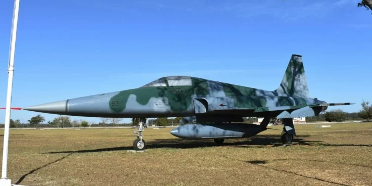 Um caça da Força Aérea Brasileira (FAB) caiu nesta terça-feira (22), em Parnamirim, no Rio Grande do Norte