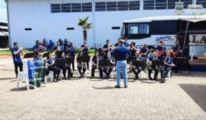 Banda Municipal de Tramandaí participa da abertura do II Gauchão de Bandas e Fanfarras em Itati 