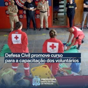 Defesa Civil promove curso para a Capacitação dos Voluntários