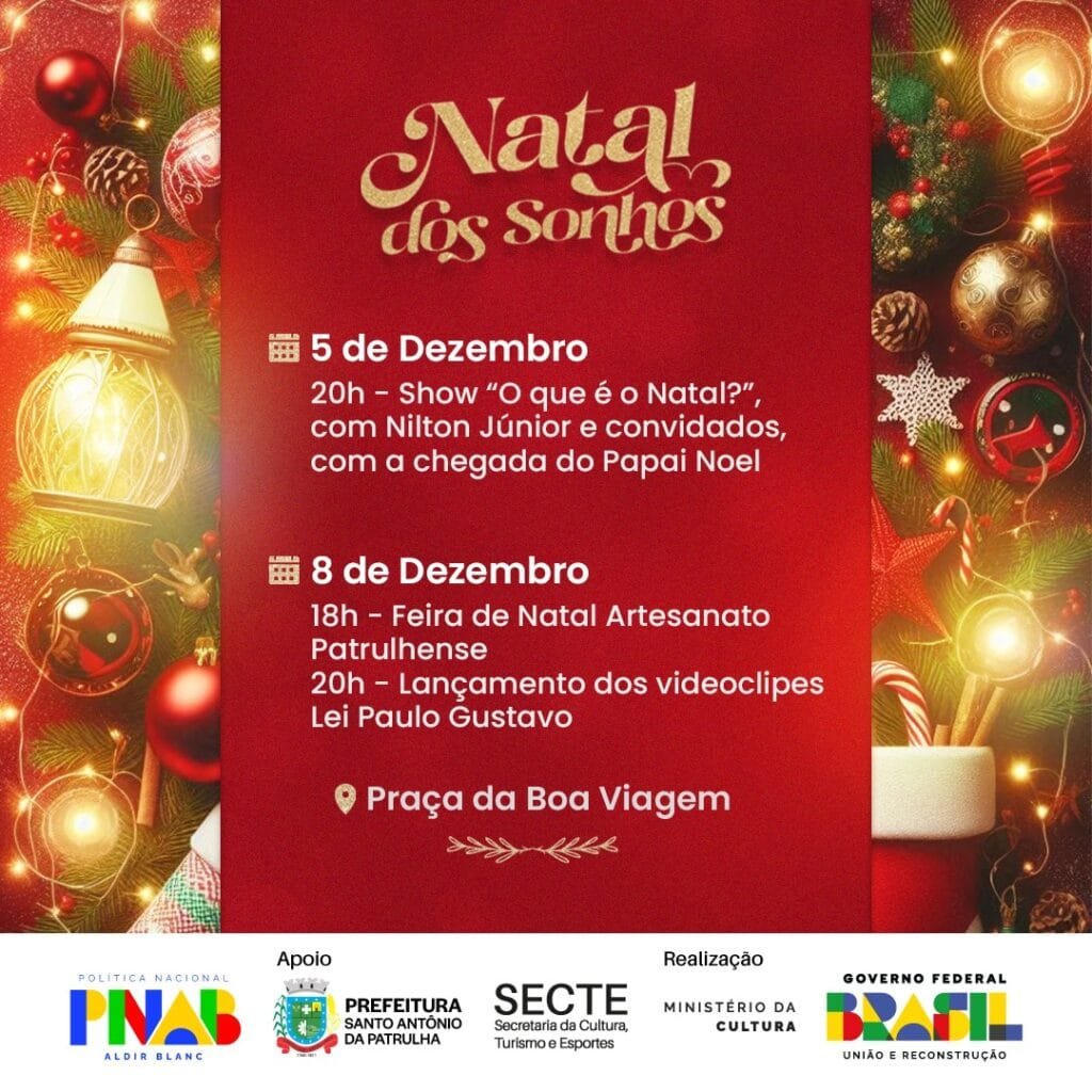 Começou o 3º Natal dos Sonhos em Santo Antônio da Patrulha! 1 467911311 994730656021765 1266406946864146073 n