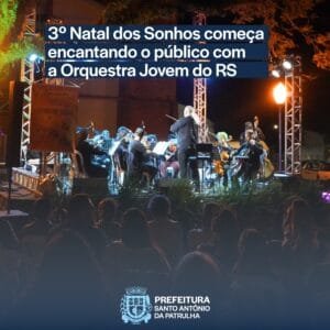 A Magia do 3º Natal dos Sonhos chegou à Santo Antônio da noite desta Quinta (21)!