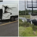 Acidente envolvendo três veículos complicou o trânsito na altura do km 9 da ERS-389, conhecida como Estrada do Mar, em Osório.