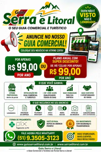 Anuncie no Guia Serra e Litoral O seu guia comercial e turístico 27 ChatGPT Image 21 de mai. de 2026 18 28 18