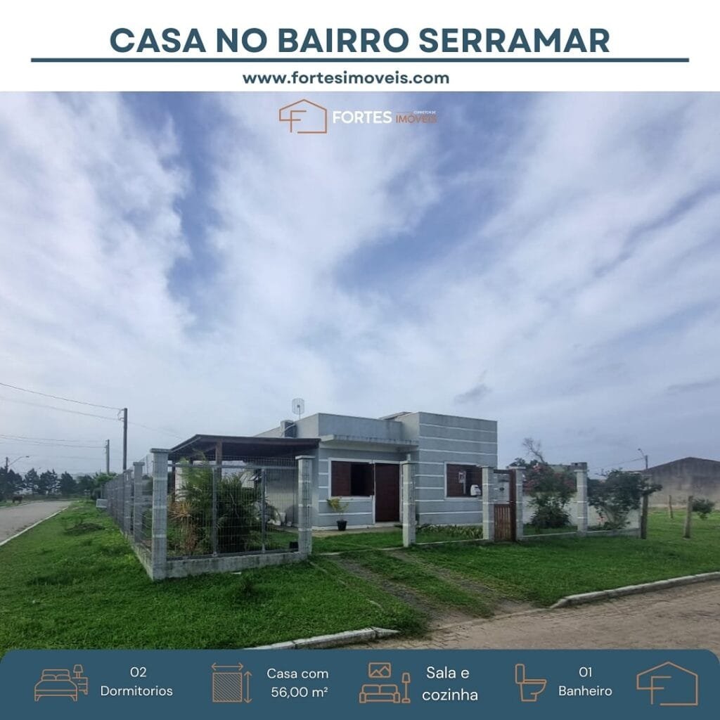 Imóvel localizado no Bairro Serramar em Osório - RS - Fortes Imóveis 1 Fortes Imóveis Imóvel localizado no Bairro Serramar em Osório