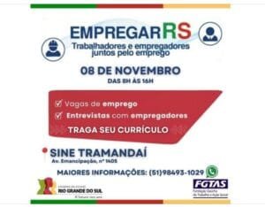 Governo do Estado promove ação de empregos em Tramandaí 