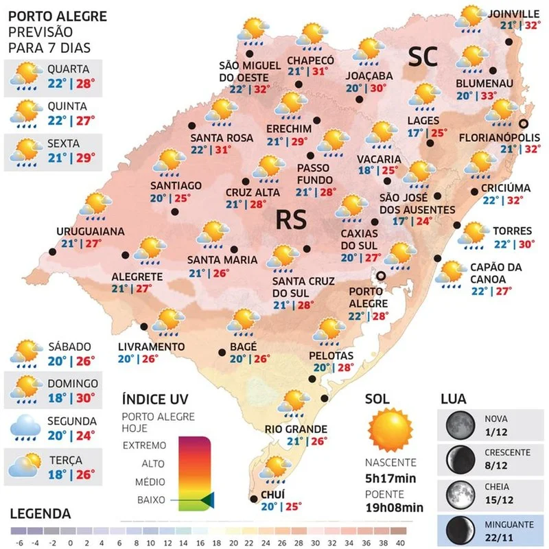 Quarta-feira será de chuva isolada e tempo abafado no RS 1 WhatsApp Image 2024 11 26 at 19 38 02