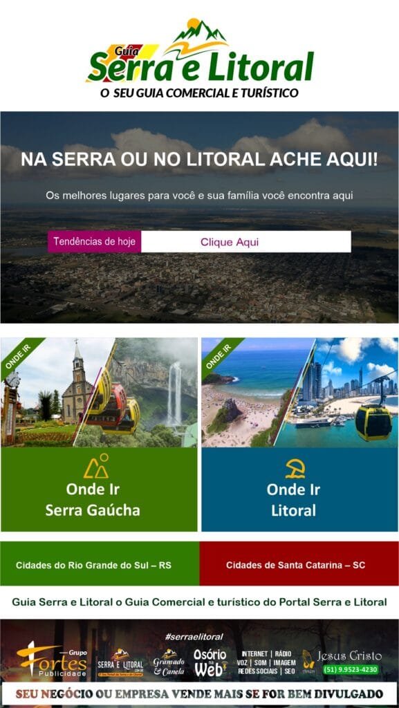 Guia Serra e Litoral O Guia comercial do Portal Serra e Litoral Guia Serra e Litoral O Guia comercial do Portal Serra e Litoral
