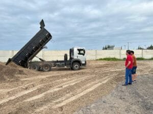 Está em pleno andamento a obra de construção da nova Escola de Ensino Fundamental no Distrito de Capão Novo