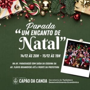 A magia do Natal tomará conta de Capão da Canoa neste final de semana com a parada “Um Encanto de Natal”