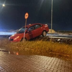 Táxi quase capota em obras na ERS-389 em Osório, e moradores cobram melhorias na sinalização
