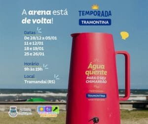A Arena está de volta: Tramontina retorna a Tramandaí com atividades especiais na Beira-Mar 