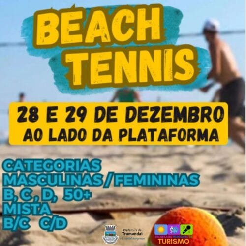 Tramandaí recebe o 1º Torneio Areias de Tramandaí de Beach Tennis 
