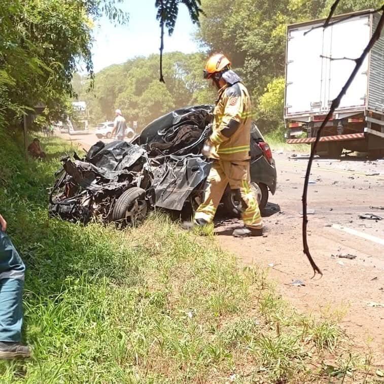 Grave acidente na BR-158 entre Panambi e Condor Grave acidente na BR-158 entre Panambi e Condor
