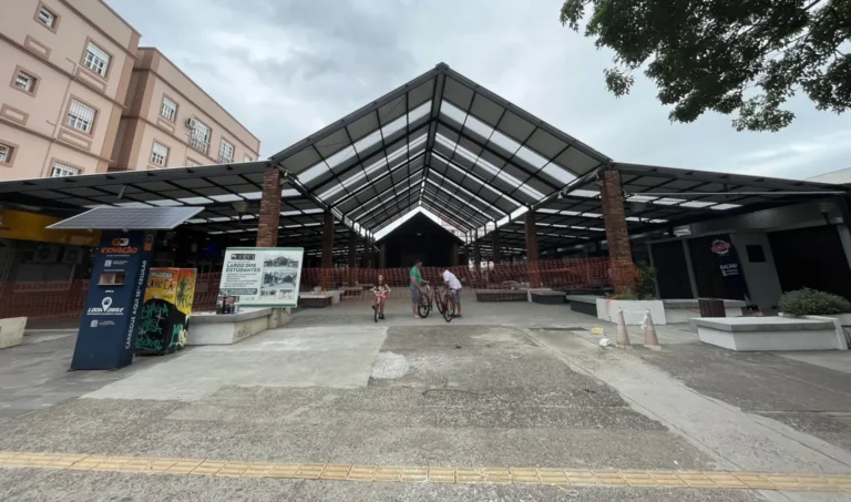 Obras no Largo dos Estudantes, em Osório, entram na reta final com entrega prevista para dezembro