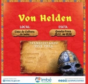 CASA DE CULTURA DE IMBÉ INAUGURA NOVA ATRAÇÃO NESTA QUINTA