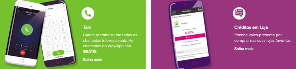 Métodos de ganhos de recompensas Como sou recompensado O WowApp oferece 6 formas exclusivas de Ganhar Recompensas e Fazer o Bem com atividades que você faz todos os dias. 
