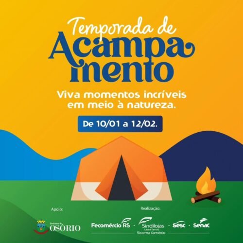 Teve início a Temporada de Acampamento do SESC em Osório