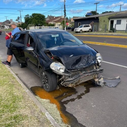 Colisão de dois veículos aumenta estatística em “tradicional” ponto de acidentes em Osório