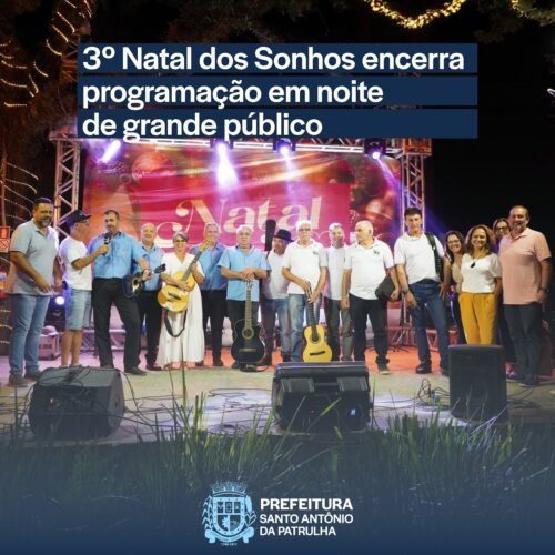 A praça da Boa Viagem lotou, na noite deste domingo (5), para a última noite do 3º Natal dos Sonhos.