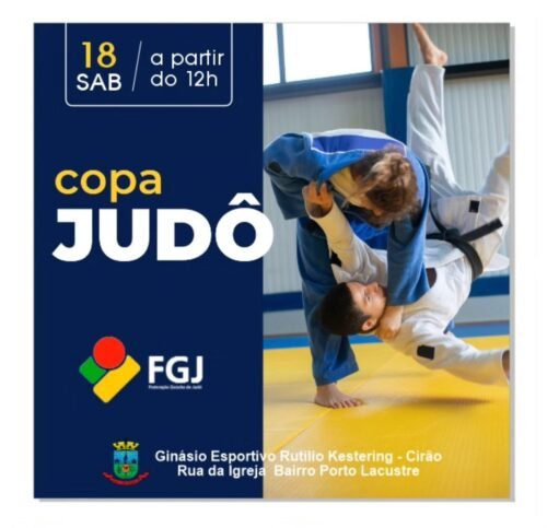 Município sediará a Copa Osório de Judô neste Sábado