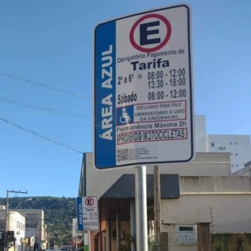 Estacionamento rotativo de Osório será suspenso a partir de 2 de fevereiro para reavaliação de sistema