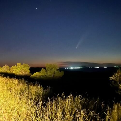 Cometa C/2024 G3 Atlas é flagrado na Lagoa dos Barros em Osório