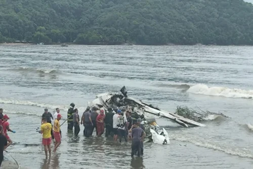 Avião que explodiu em Ubatuba pertence à família de produtor rural de Goiás