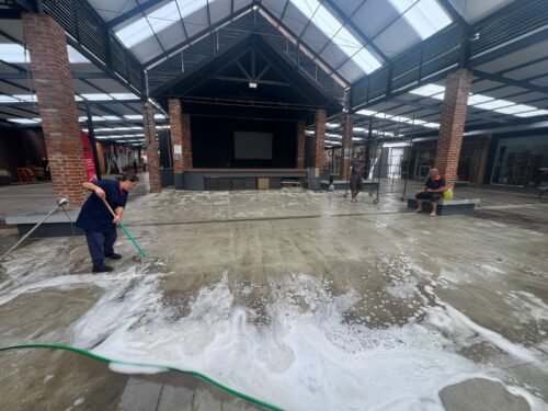 ADMINISTRAÇÃO MUNICIPAL DE OSÓRIO VAI REALIZAR LIMPEZA SEMANAL NO LARGO DOS ESTUDANTES SÔNIA CHEMALE