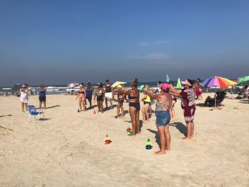 AULÃO DE FUNCIONAL FOI NA BEIRA-MAR DE ATLÂNTIDA SUL