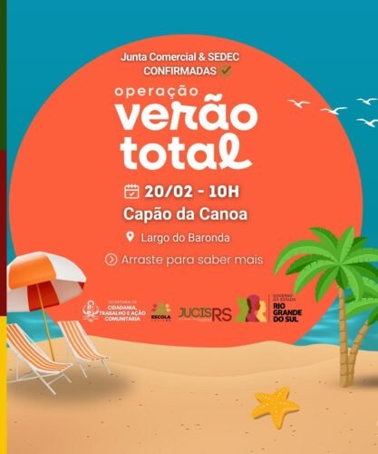 Capão da Canoa recebe a Operação Verão Total 2025! 