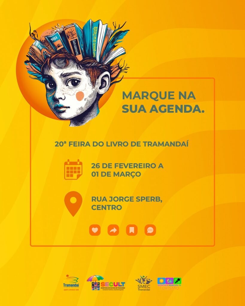 A 20ª Feira do Livro de Tramandaí está chegando! 5 6