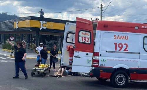 Acidente é registrado no cruzamento da Ildefonso Simões Lopes com a Avenida Brasil, em Osório